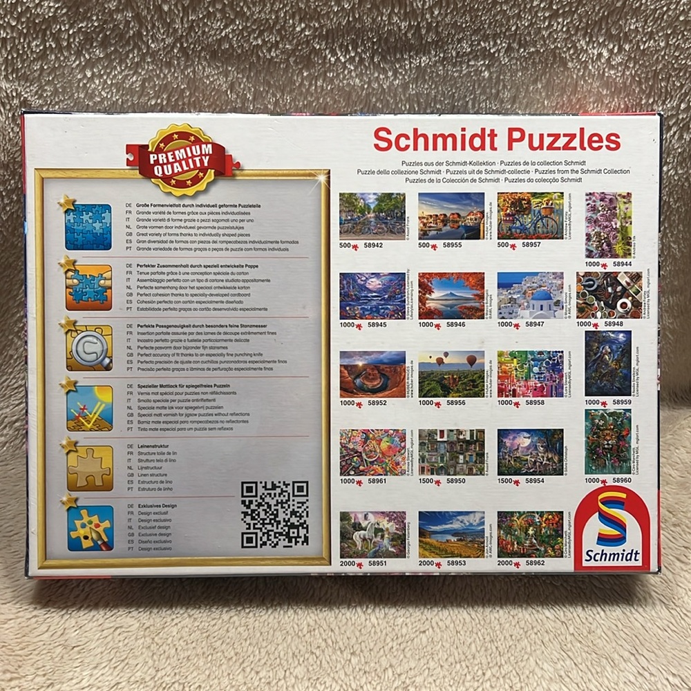 SCHMIDT SPIELE Floral Greeting Puzzle - Picture 2 of 4